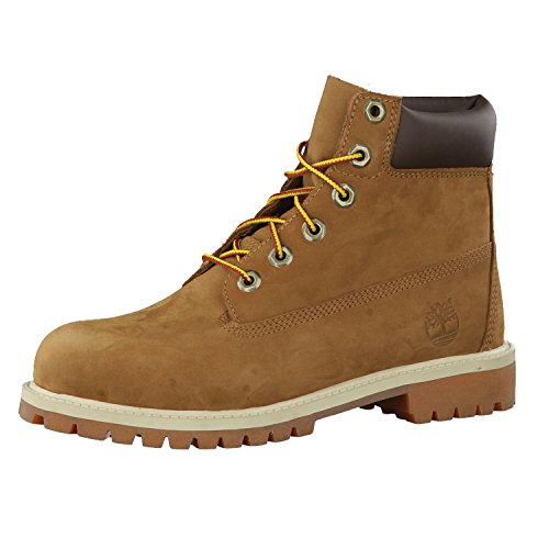 Timberland 6 Inch Premium Waterproof (Junior), Botas Clasicas Unisex Adulto, Marrón Rust Nubuck, 40 EU