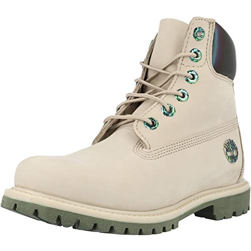 Timberland 6 Inch Waterproof Gris/Multicolor (Light Taupe/Iridescent) Nobuck 37½ EU