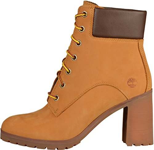 Timberland Allington 6 Inch, Botas Chukka Mujer, Amarillo Wheat Nubuck, 39.5 EU