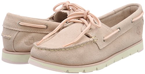 Timberland Camden Falls, Náuticos Mujer, Rosa Light Pink Suede, 39 EU