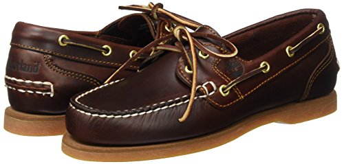 Timberland Classic 2-Eye, Náuticos Mujer, Marrón Rootbeer Full Grain, 39.5 EU