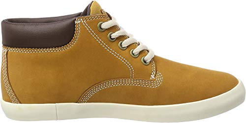 Timberland Dausette Low Chukka, Zapatillas Mujer, Amarillo Wheat Nubuck, 42 EU