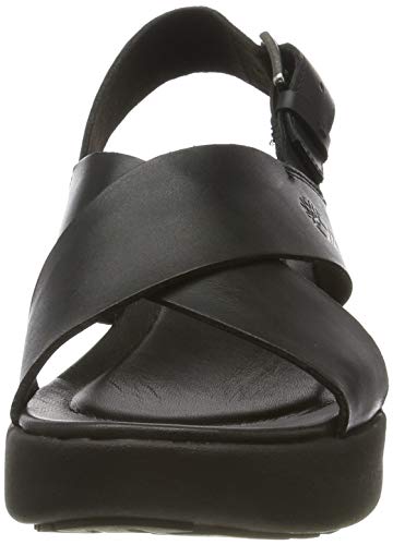 Timberland Los Angeles Wind Slingback, Sandalias Mujer, Negro Black Full Grain, 39 EU