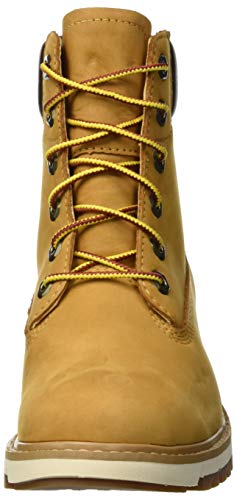 Timberland Lucia Way 6 Inch Waterproof, Botas Chukka Mujer, Amarillo Wheat Nubuck, 39 EU