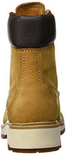 Timberland Lucia Way 6 Inch Waterproof, Botas Chukka Mujer, Amarillo Wheat Nubuck, 39 EU