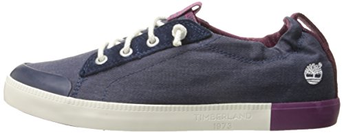 Timberland Newport Bay_Newport Bay Canvas Plain - Zapatillas Mujer, Azul - Blau (Black Iris), EU 37 (US 6)