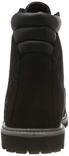 Timberland Waterville 6-Inch Basic Waterproof, Botas Chukka Mujer, Negro Black Nubuck, 37 EU