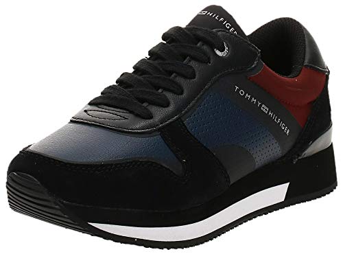 Tommy Hilfiger Active City Sneaker, Zapatillas para Mujer, Negro (Black 990), 37 EU