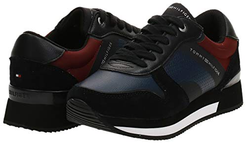 Tommy Hilfiger Active City Sneaker, Zapatillas para Mujer, Negro (Black 990), 40 EU