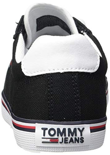 Tommy Hilfiger Essential Lace Up Sneaker, Zapatillas Mujer, Negro Black Bds, 35 EU