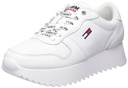 Tommy Hilfiger Imogen 1a, Sneakers Mujer, Blanco, 40 EU