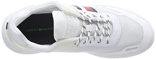 Tommy Hilfiger Tommy Sporty Runner, Zapatillas Mujer, Blanco (White Ybs), 38 EU