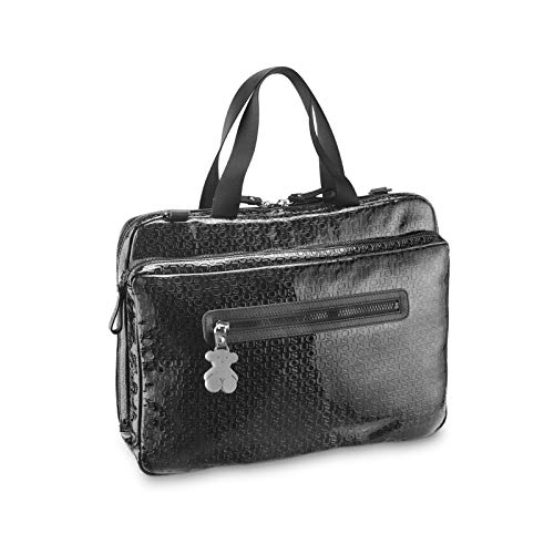 Tous Tibora Lindsay, Bolsa para portátil para Mujer, (Negro 195890153), 38x29x3 cm (W x H x L)