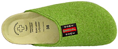 Tweed Bio Zapatillas de casa Zapatillas de fieltro con ABS – plantilla y suela de fieltro unisex adulto tamaños 36 – 48, color, talla 39 1/3 EU