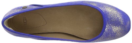 UGG Antora Lizard - Cerrado de Cuero Mujer, Color Azul, Talla 41