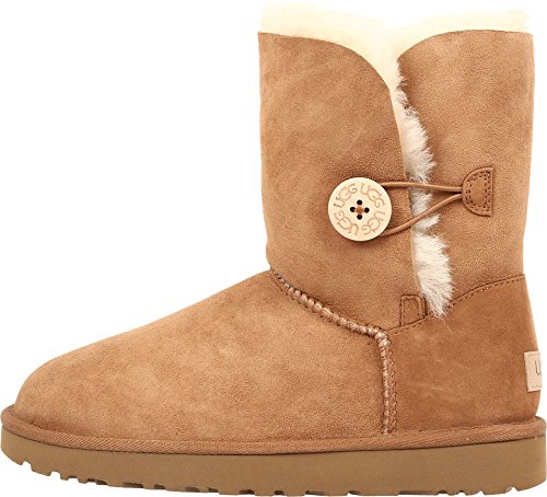 UGG Female Bailey Button II Classic Boot, Chestnut, 4 (UK)