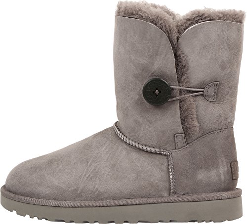 UGG Female Bailey Button II Classic Boot, Grey, 7 (UK)