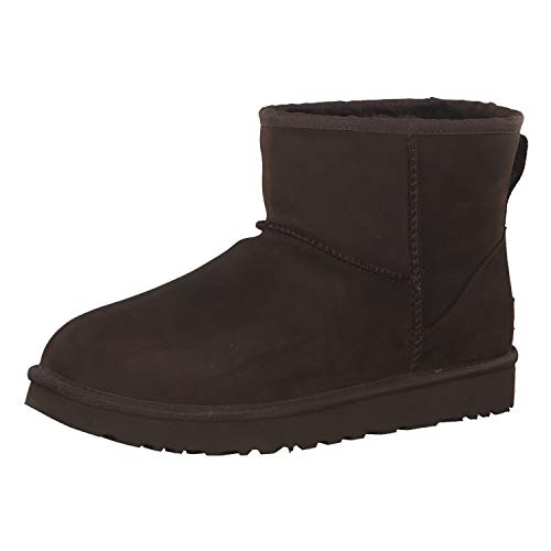 UGG Female Classic Mini Leather - Botas para mujer, color Marrón (Chocolate), 36 EU