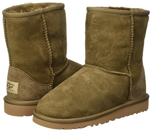 UGG K's Classic Tall, Botas Infantil, Marrón (Dry Leaf), 36 EU