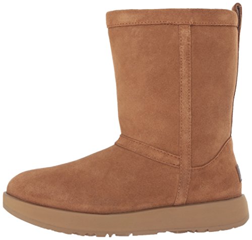 UGG W Classic Short Waterproof, Botas Mujer, Marrón (Chestnut Che), 37 EU