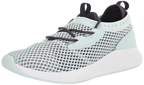 Under Armour Charged Breathe SMRZD, Zapatillas para Correr Mujer, Sea Glass Azul Halo Gray Halo Gris 401, 36 EU