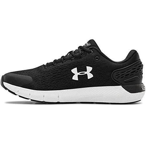 Under Armour Charged Rogue 2, Zapatillas para Correr de Carretera Hombre, Blanco Negro 004, 42.5 EU