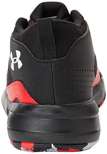 Under Armour Grade School Lockdown 5, Zapatillas de Baloncesto Unisex Adulto, Versa Rojo/Negro/Blanco (601), 39 EU