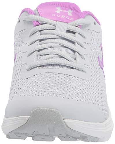 Under Armour Surge 2, Zapatillas para Correr de Carretera para Mujer, Halo Gris Blanco Exótico Bloom 104, 35.5 EU