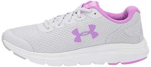 Under Armour Surge 2, Zapatillas para Correr de Carretera para Mujer, Halo Gris Blanco Exótico Bloom 104, 35.5 EU