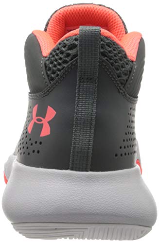 Under Armour UA Lockdown 4, Zapatos de Baloncesto Hombre, Gris (Pitch Gray/Halo Gray/Beta), 42 EU