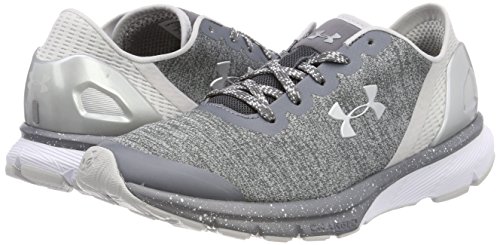 Under Armour UA W Charged Escape, Zapatillas de Running Mujer, Gris (Rhino Gray), 36 EU