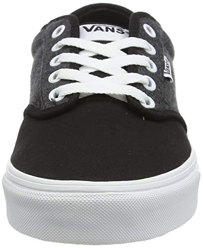 VANS Atwood Canvas', Zapatillas Hombre, Jersey Negro Blanco, 42 EU