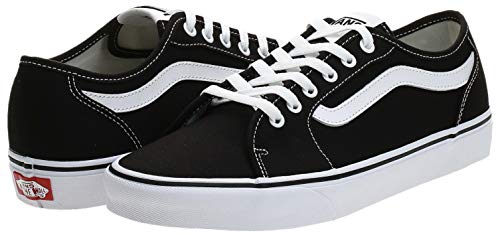 VANS Filmore Decon, Zapatillas Hombre, Negro (Canvas) Black/White 187, 46 EU