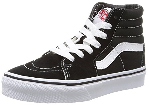 Vans K Sk8-Hi - Zapatillas Altas Infantiles, Color Negro (Black/True White), Talla 33