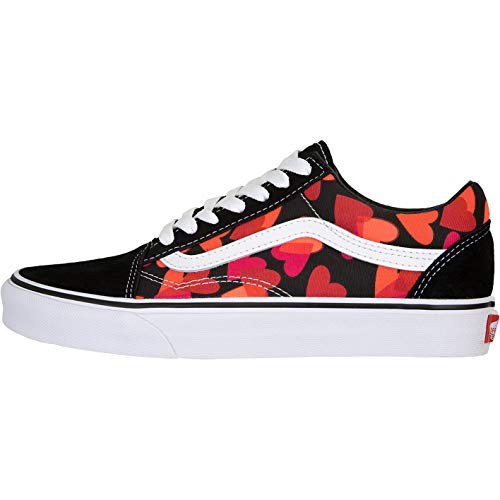 Vans Old Skool Valentines Hearts - Zapatillas deportivas, color Negro, talla 39 EU