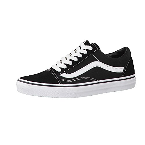 Vans Old Skool Zapatillas Unisex, Negro (Black/White), 40