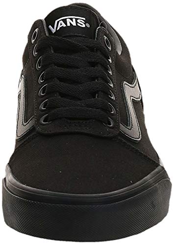 Vans Ward Canvas, Zapatillas para Hombre Negro (Canvas/Black 186) 41 EU