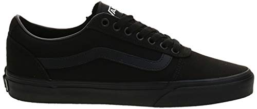 Vans Ward Canvas, Zapatillas para Hombre Negro (Canvas/Black 186) 41 EU