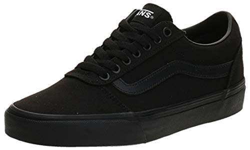 Vans Ward Canvas, Zapatillas para Hombre Negro (Canvas/Black 186) 43 EU