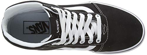 Vans Ward Hi Platform, Sneaker Mujer, Negro ((Canvas) Black/True White 1wx), 36 EU