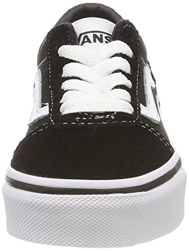 Vans Ward Suede/Canvas Zapatillas, Unisex Niños, Black/White Iju, 28 EU