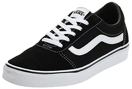 Vans Ward - Zapatillas para Mujer, Negro (Suede/Canvas/Black/White Iju), 36.5 EU