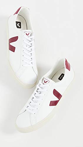 VEJA Esplar Logo Zapatillas Moda Hommes Blanco/Rojo - 43 - Zapatillas Bajas