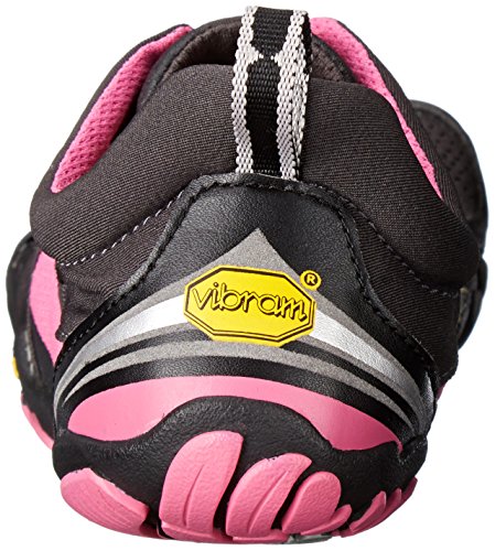 Vibram FiveFingers Kmd Sport Ls, Zapatillas Mujer, Negro (Grey/Black/Pink), 36