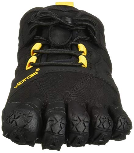 Vibram Fivefingers V 2.0, Zapatillas de Trail Running Mujer, Negro (Black/Yellow Black/Yellow), 41 EU