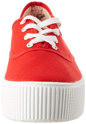 Victoria 1915 Doble Lona, Zapatillas Mujer, Rojo (Rojo 40), 37 EU