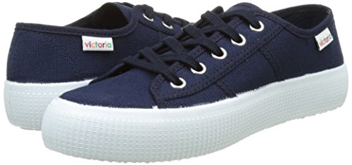 Victoria Basket Lona Gruesa, Zapatillas Mujer, Azul (Marino), 40 EU