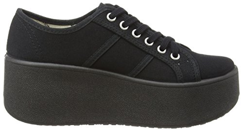 Victoria Basket Lona Plataforma Negra, Zapatillas Unisex Adulto, 39 EU