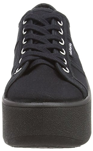 Victoria Basket Lona Plataforma Negra, Zapatillas Unisex Adulto, 39 EU