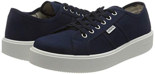 Victoria Basket Lona, Zapatillas para Mujer, Azul (Marino 30), 42 EU